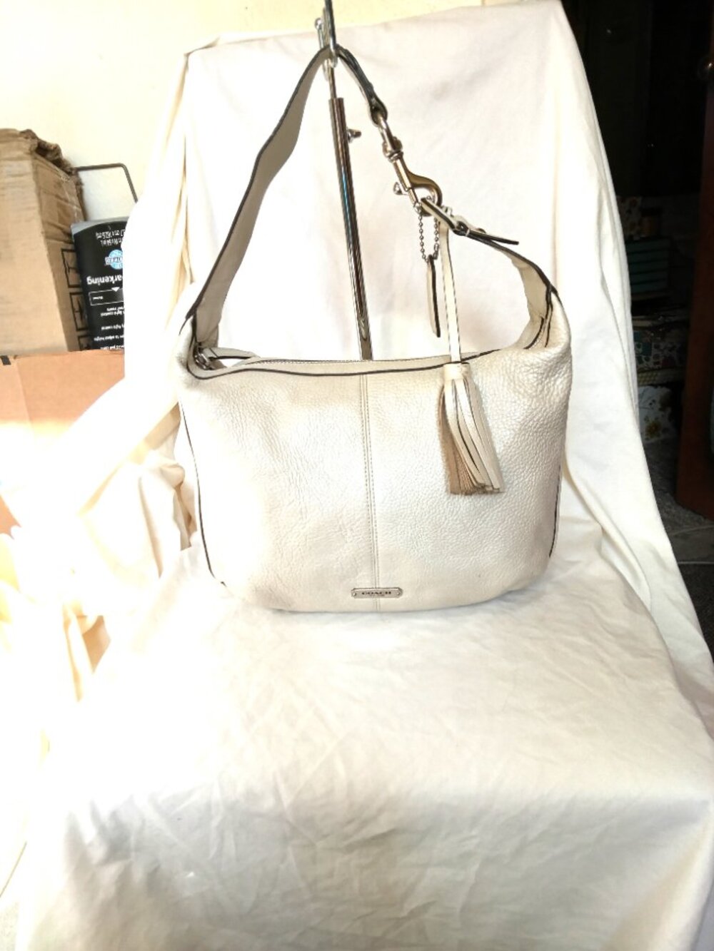 COACH Avery Pebble Leather Bag Excellent